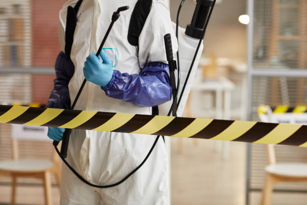 Professional Sewage Cleanup technician working in Riverside, OH